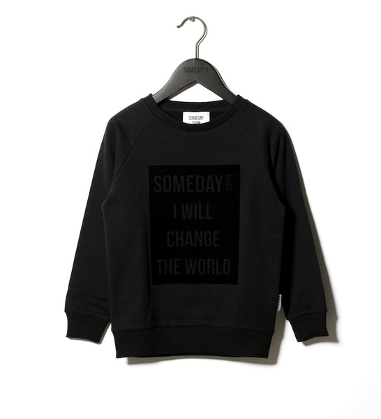 SOMEDAY SOON Ivan Crewneck Black Color