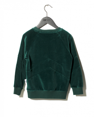SOMEDAY SOON Thomson Crewneck Green Color