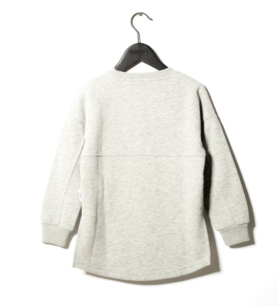SOMEDAY SOON Jamie Crewneck Grey Melange Color