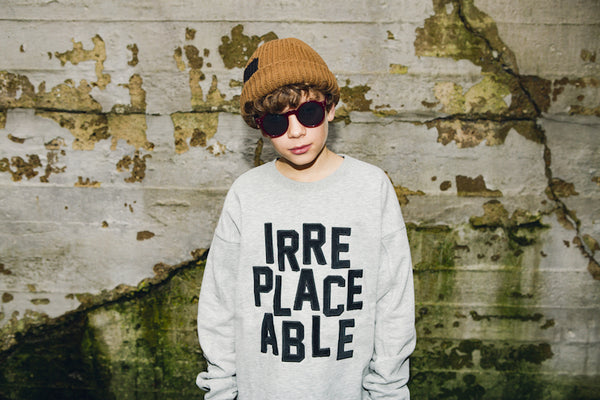 SOMEDAY SOON Jamie Crewneck Grey Melange Color