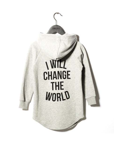 SOMEDAY SOON Monterey Hoodie Grey Melange Color