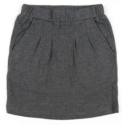 SMALL RAGS Dina Skirt Dark Grey Melange