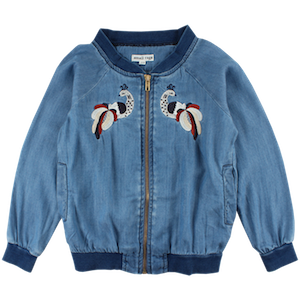 SMALL RAGS Freya Cardigan Indigo Blue