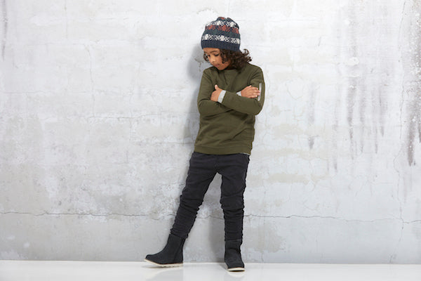 SMALL RAGS Fabian Cardigan Urban Chic (Dark Green)