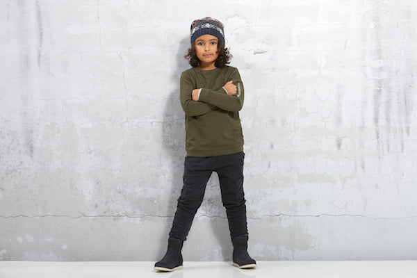 SMALL RAGS Fabian Cardigan Urban Chic (Dark Green)