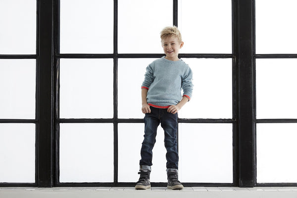 KIDS UP Bale Denim Pants Blue