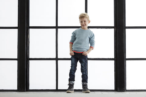 KIDS UP Bale Denim Pants Blue
