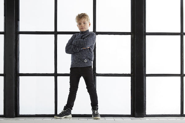 KIDS UP Knit Pullover Blue