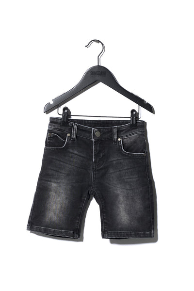 SOMEDAY SOON Carl Denim Shorts - Washed Black Color