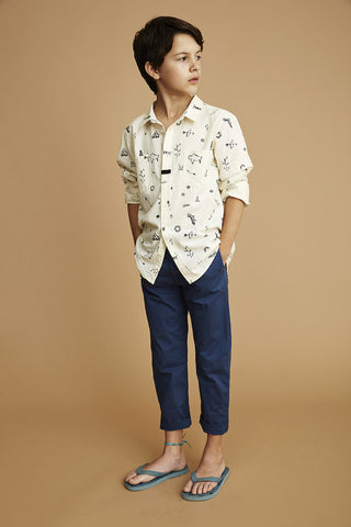 SOFT GALLERY Linus Pants - Blue Color