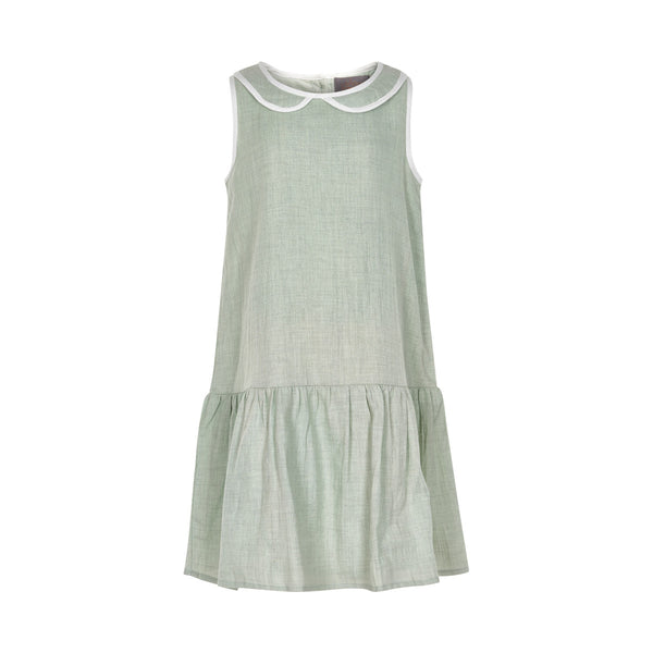 CREAMIE Hella Dress Smoke Green color