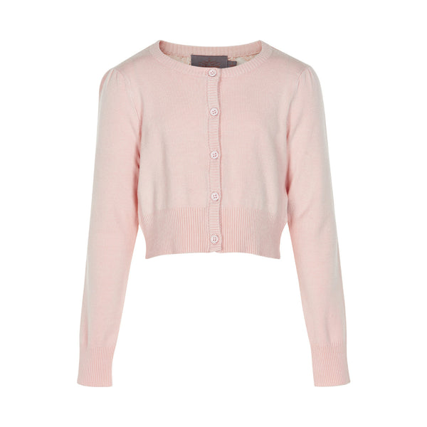 CREAMIE Mijanne Short Cardigan Pearl Blush color
