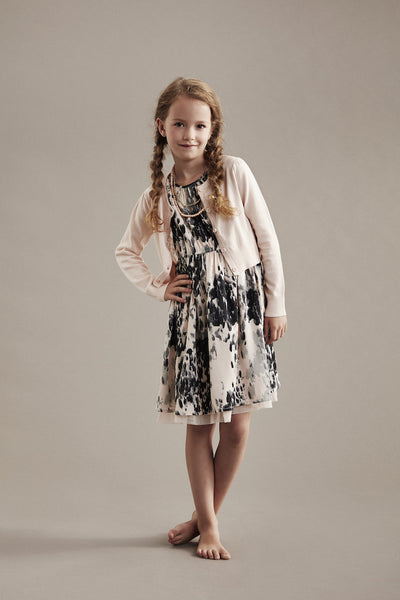 CREAMIE Mijanne Short Cardigan Pearl Blush color