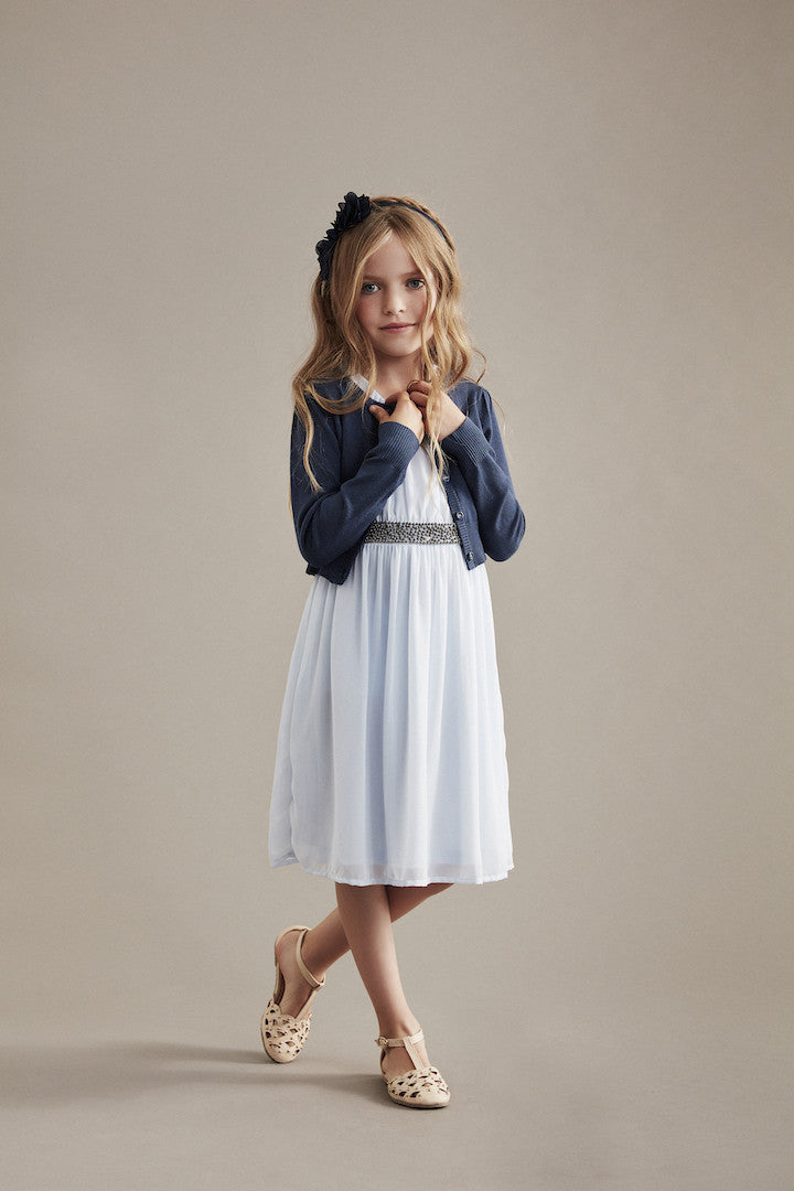 short cardigan dress CREAMIE Mijanne Short Cardigan Midnight Blue color