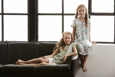 CREAMIE Hilma Dress Smoke Green color