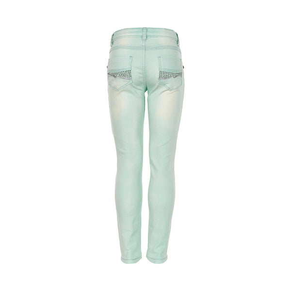 CREAMIE Etna Jeans Smoke Green color