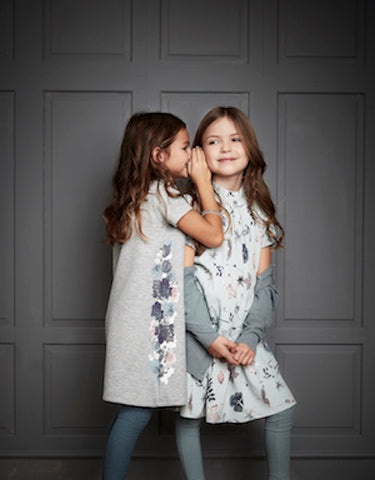 CREAMIE Jelina Dress Light Grey Melange Color