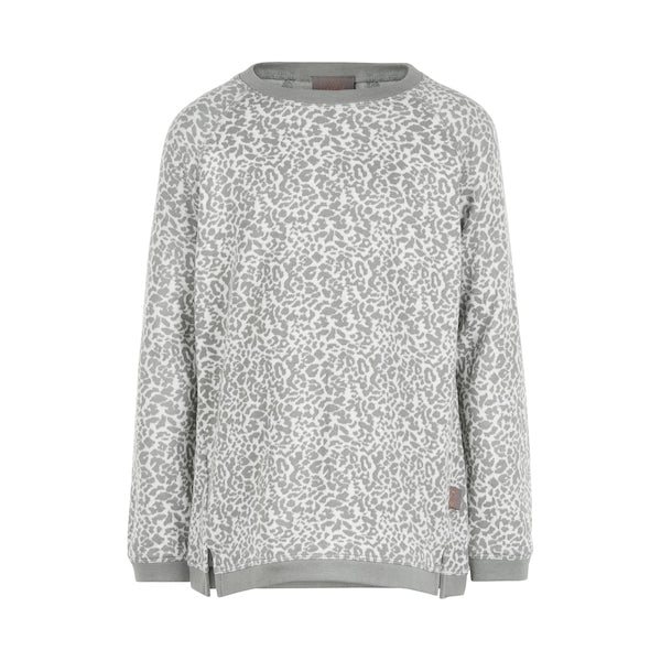 CREAMIE Jennifer Sweatshirt Grey Leo Color