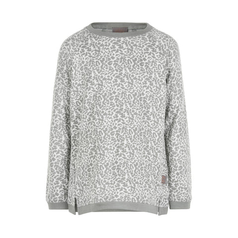 CREAMIE Jennifer Sweatshirt Grey Leo Color