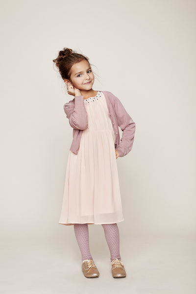 CREAMIE Mijanne Short Cardigan Woodrose Color