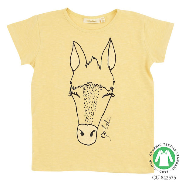 SOFT GALLERY Pilou T-Shirt - Yellow Color