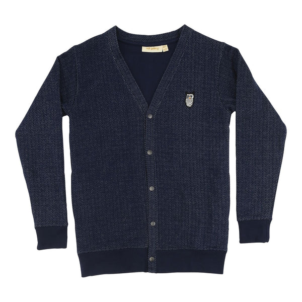 SOFT GALLERY Alvin Sweat Cardigan Blue