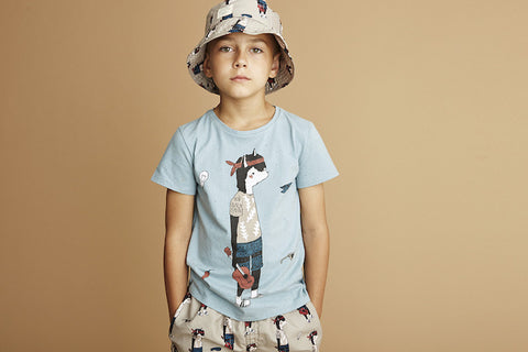 SOFT GALLERY Bass T-Shirt - Blue Color