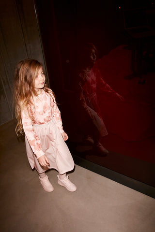 GRO Dance Wear Long Skirt - Foundation Powder Color