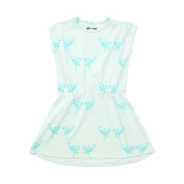 iglo + indi Aqua Bird Dress Aqua color