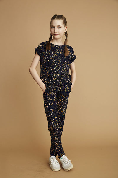 SOFT GALLERY Chantay Pants - Terrazzo Blue Color