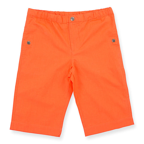 HOW TO KISS A FROG Charles Shorts Neon Orange color