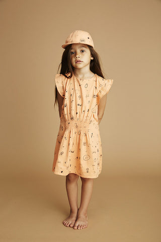 SOFT GALLERY Coralie Dress - Peach Nectar Color