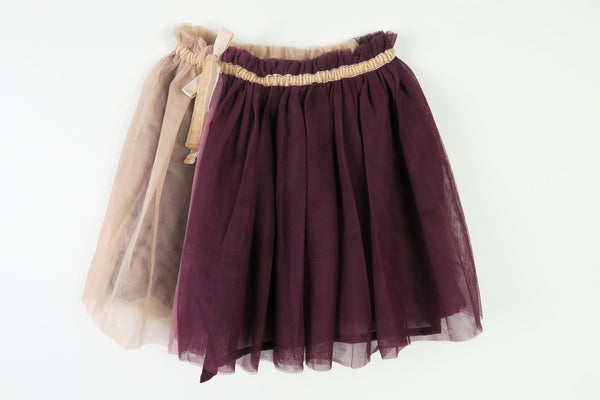 CREAMIE Elvira Skirt Tawny (Dark Red)