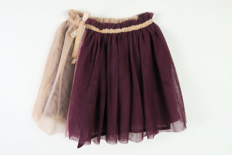 CREAMIE Elvira Skirt Tawny (Dark Red)