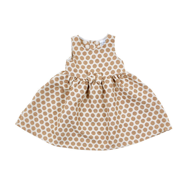 iglo + indi Gold Dot Dress Pearl Color