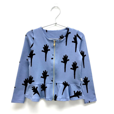 KNAST Rigmor Cardigan - Dusty Blue Color