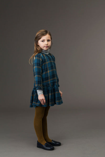 MARMAR Dinah Dress Legion Blue Check