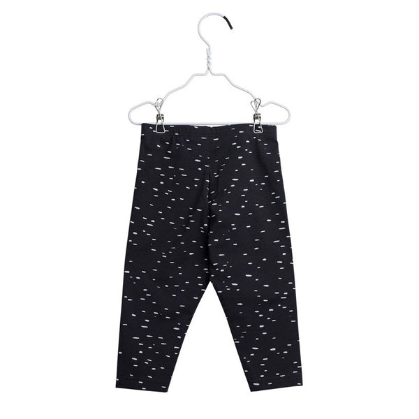 PAPU Dot 3/4 Leggings Charcoal grey base with Sand dots