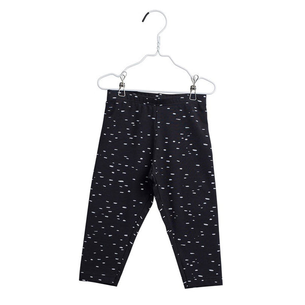PAPU Dot 3/4 Leggings Charcoal grey base with Sand dots