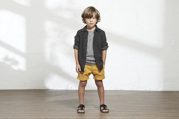 EN FANT Edge Shorts - Golden Spice (Brown) Color