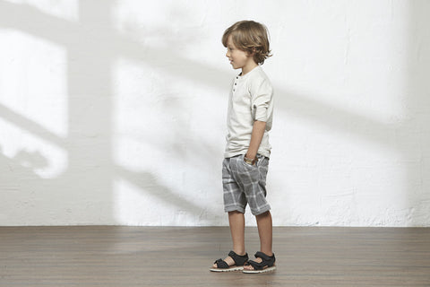 EN FANT Edge Shorts - Dark Grey Melange Color