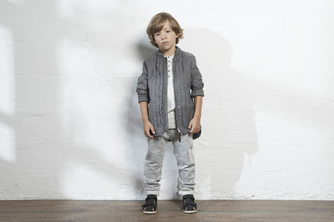 EN FANT Edge Pants - Light Grey Melange Color