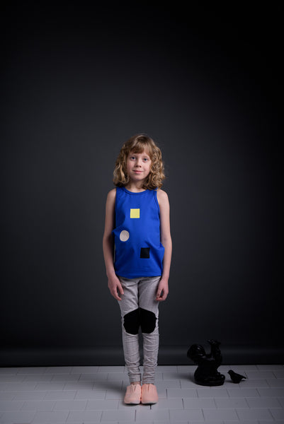 PAPU Evening Top Ink Blue color