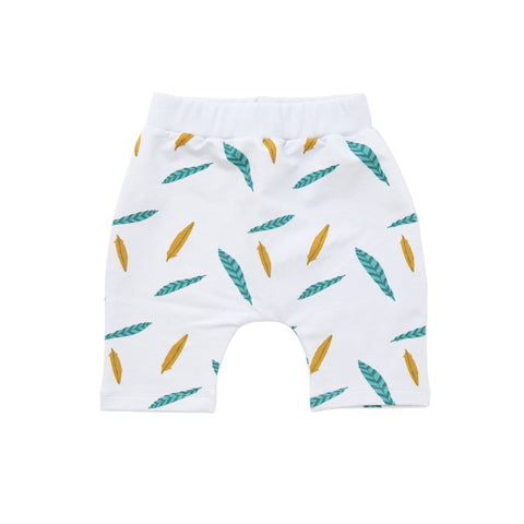 iglo + indi Feather Long Shorts Sky Blue color