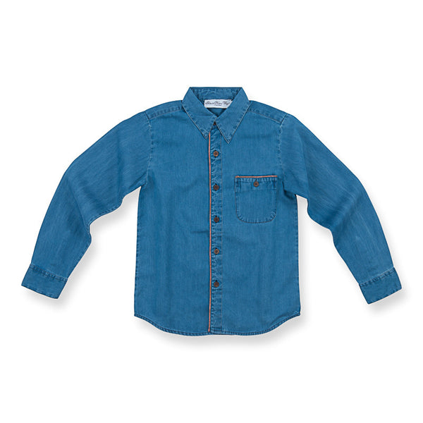 HOW TO KISS A FROG Fred Shirt Denim color