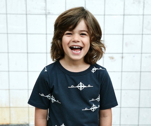 GRO Coal Tee - Dark Washed Color