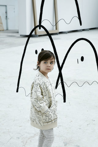 GRO Ghost Cardigan - Heavy Desert (Cream) Color