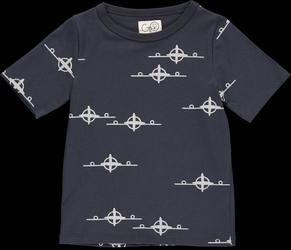 GRO Coal Tee - Dark Washed Color