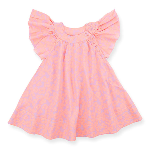 HOW TO KISS A FROG Glory Dress Orange Bloom color