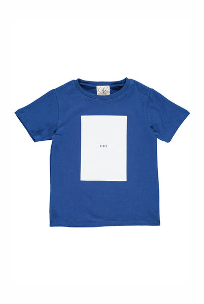 GRO Time Square Sport Tee - Strong Blue Color